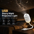 USB Star Sky Projector Lamp, Mini Galaxy Bedroom Night Light ✨