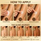 ☀️ Sunless Natural Glow Tanning Microneedle Patch, No DHA No UV Streak-Free Bronze Tan