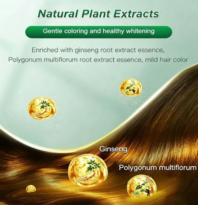 Fruit Hair Dye Cream, Covers Gray & Nourishes✨