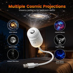 USB Star Sky Projector Lamp, Mini Galaxy Bedroom Night Light ✨