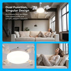 2026 New E27 Socket Ceiling Fan Light 💨 2-in-1 Fan Light