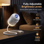 USB Star Sky Projector Lamp, Mini Galaxy Bedroom Night Light ✨