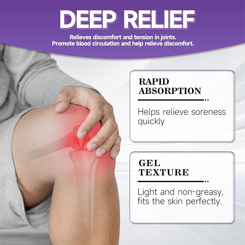 Soothing Relief Massage Gel,Joint Gel Purple