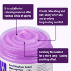 Soothing Relief Massage Gel,Joint Gel Purple