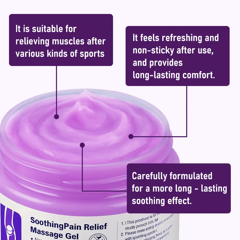Soothing Relief Massage Gel,Joint Gel Purple