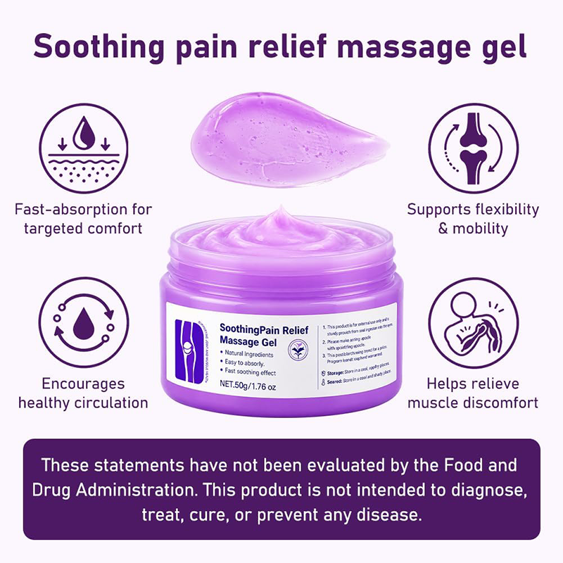 Soothing Relief Massage Gel,Joint Gel Purple