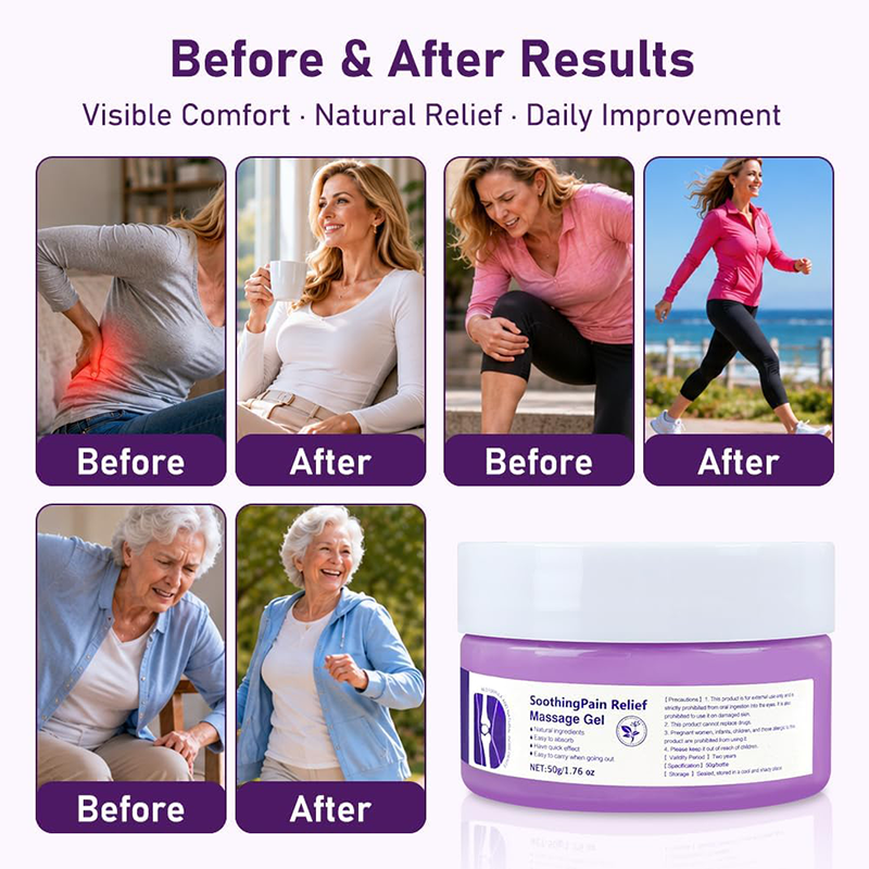 Soothing Relief Massage Gel,Joint Gel Purple