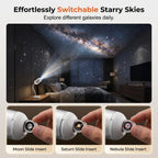 USB Star Sky Projector Lamp, Mini Galaxy Bedroom Night Light ✨