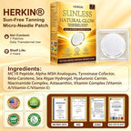 ☀️ Sunless Natural Glow Tanning Microneedle Patch, No DHA No UV Streak-Free Bronze Tan