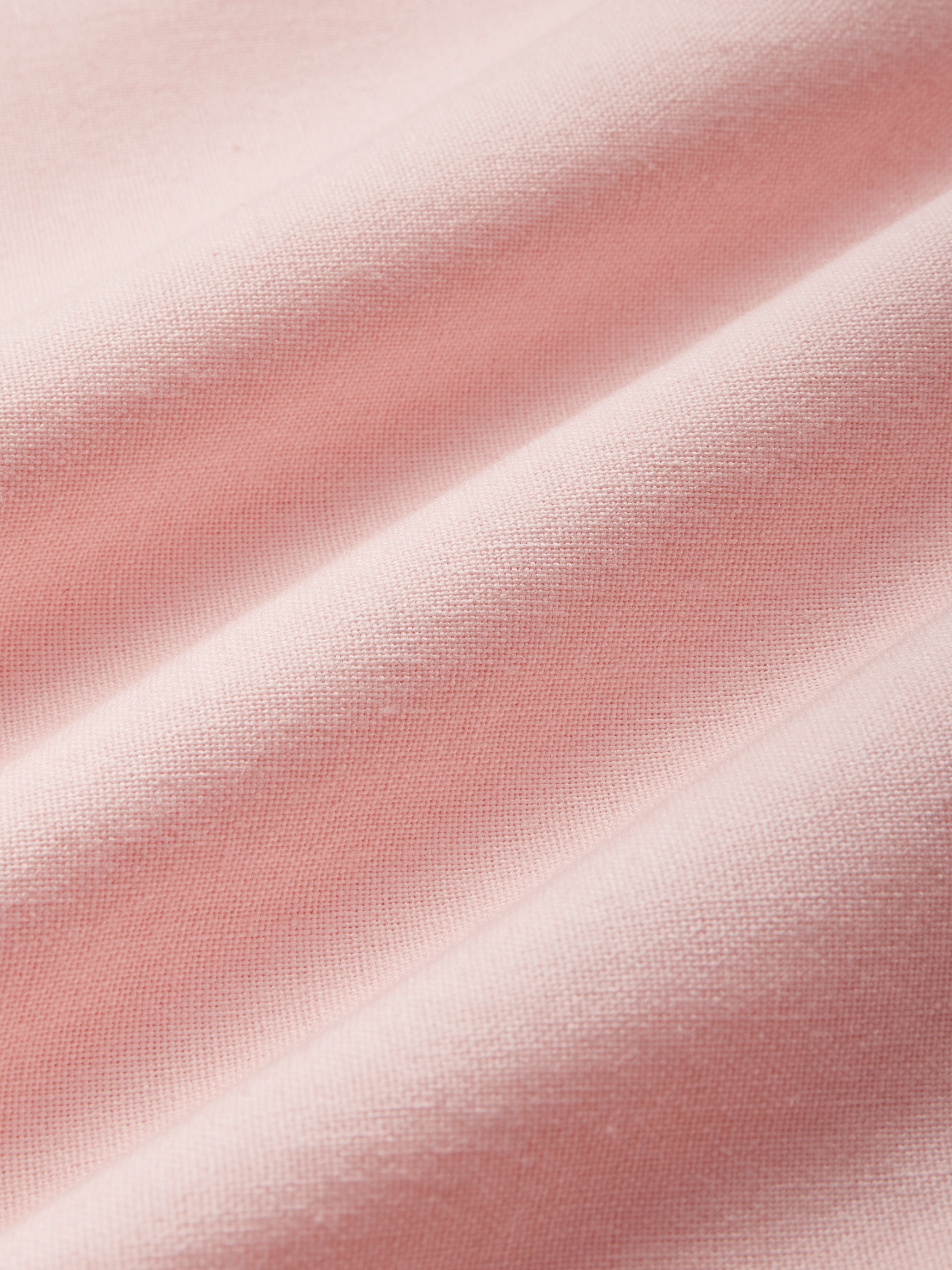 Maxi Cotton Dress , Sleeveless, One shoulder, Plain, Belt Design, Vintage, Light Pink