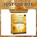 ☀️ Sunless Natural Glow Tanning Microneedle Patch, No DHA No UV Streak-Free Bronze Tan