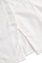 Sleeveless Shirt with 3D Floral Appliqué