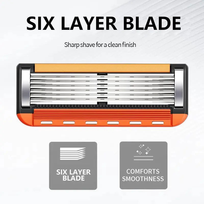 Men's Unscented Precision Razor Blade Replacement Handheld Kit🪒