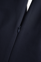 Elegant Sleeveless Navy Sheath Dress - Timeless Professional Chic
